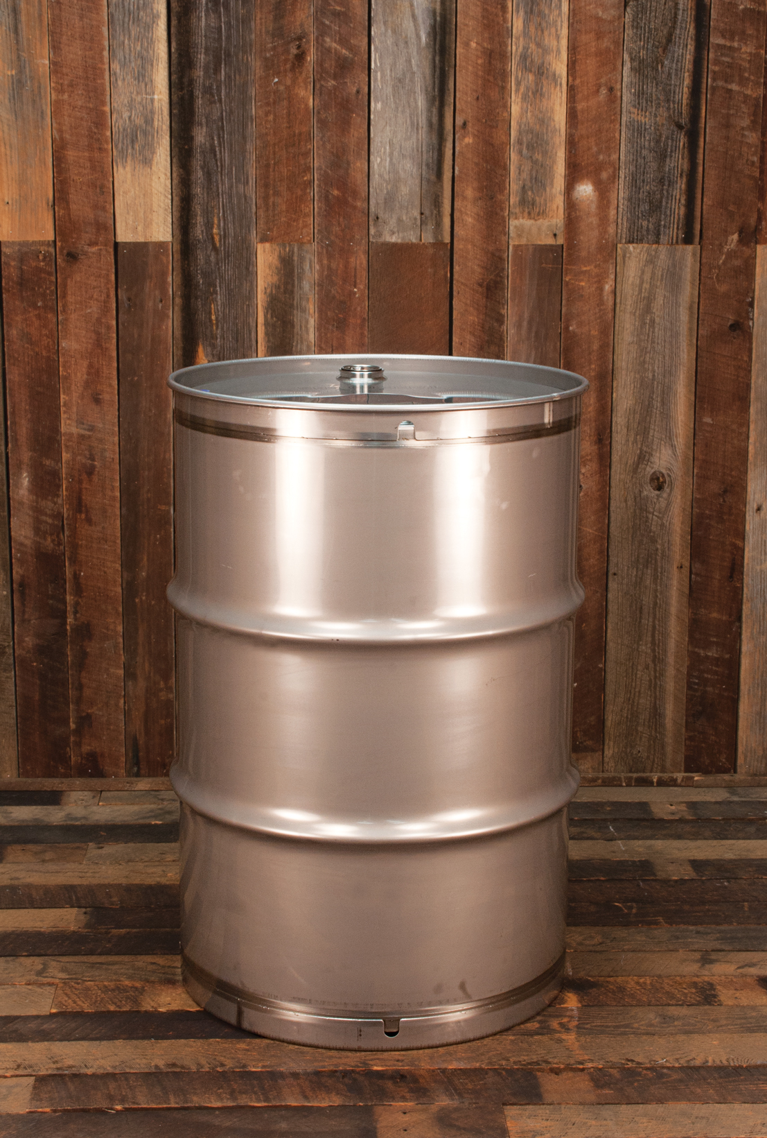 New 55 Gallon Stainless Steel Barrel