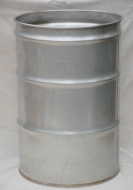 55 Gallon Stainless Steel Barrel - Open Top